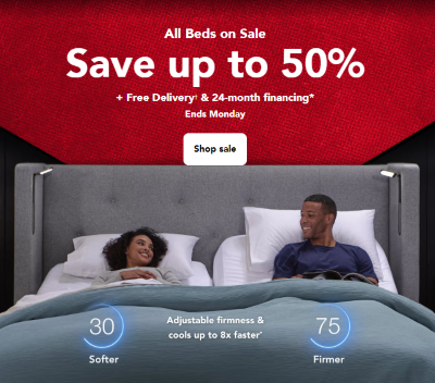 Sleep number bed on sale presidents day sale